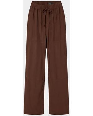 Rag & Bone Atlas Satin Carpenter Pants - Brown