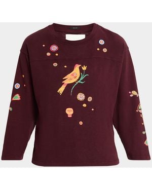 Mother The Footballer Graphic Tee - Red