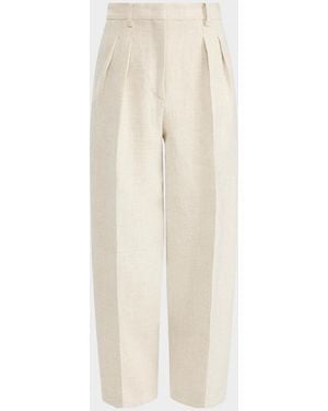 Altuzarra Dash Linen Pants - White