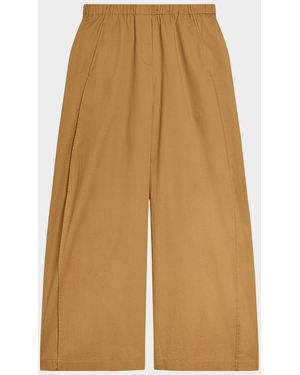 Theory Cotton Parachute Pants - Natural