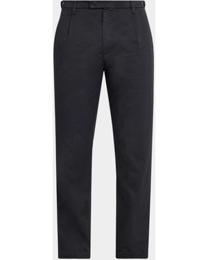 Barena Apos;S Masco Trevo Cotton Straight-Leg Pants - Blue