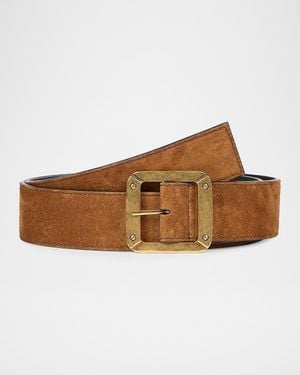 Acne Studios Apos;S Reversible Suede Belt - Brown