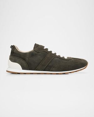 Brunello Cucinelli Suede Low-Top Sneakers - Multicolor
