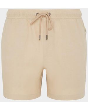 Onia Apos;S Air Linen Pull-On Shorts - Natural