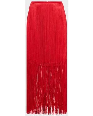 No Pise La Grama Sol Tiered Column Skirt