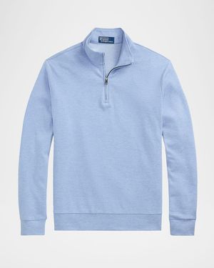 Polo Ralph Lauren Apos;S Luxury Double-Knit Jacquard Sweater - Blue