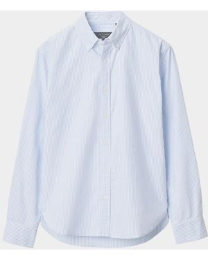 Rag & Bone Apos;S Oxford Cotton Button-Down Shirt - Blue