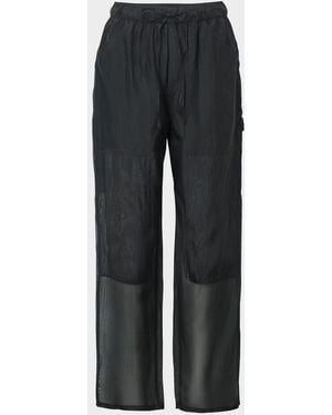 Rag & Bone Atlas Organza Drawstring Pants - Gray