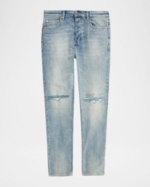 Ksubi Apos;S D-Chitch Astral Distressed Straight-Leg Jeans - Blue