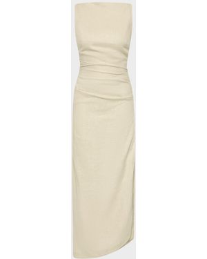SIR. Raquel Midi Dress - Natural