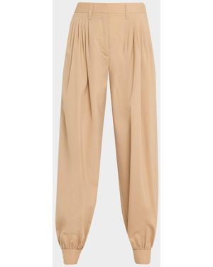 Ulla Johnson Luella Pleated Wool-Blend Pants - Natural