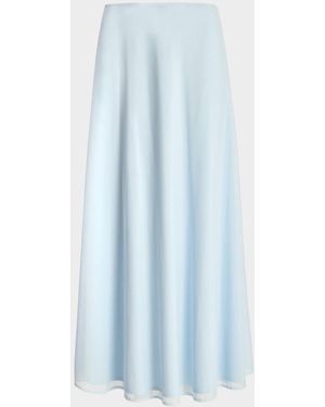 Kate Barton Jersey Circle Maxi Skirt - Blue