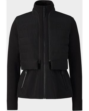 Mackage Priscilla 3-In-1 Hybrid Lightweight Down Jacket - Black
