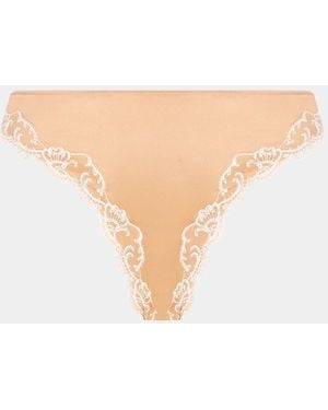 Lise Charmel Splendeur Soie Italian Bikini Briefs - Natural