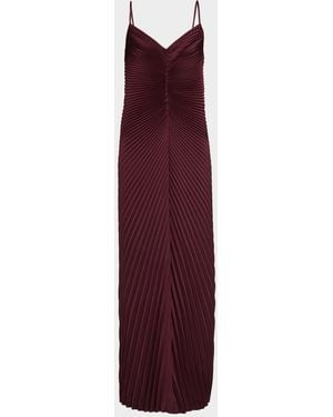 A.L.C. Genevieve Pleated Gown - Purple