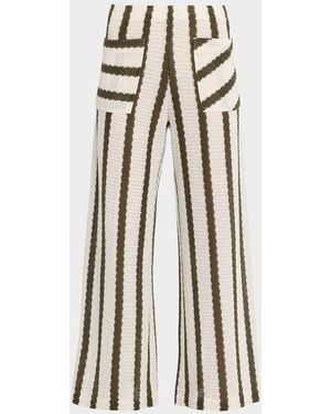 JBQ Bimini Striped Knit Pants - Multicolor
