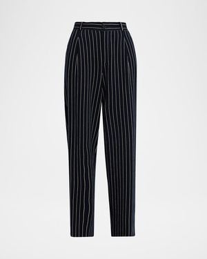 Guest In Residence Pinstripe Carpenter Pants - Blue