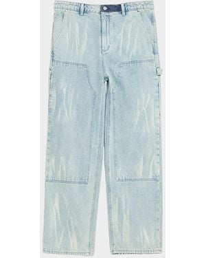 RTA Apos;S Santiago Straight Leg Carpenter Pants - Blue