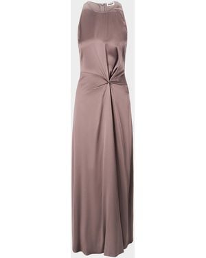 STAUD Jaelyn Silk Maxi Dress - Purple