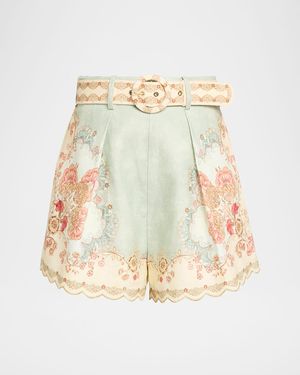 Zimmermann Daylight Tuck Shorts - Natural