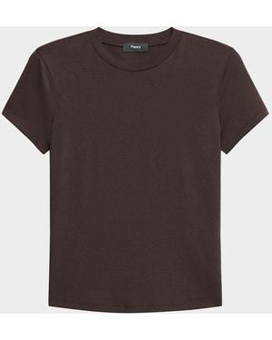 Theory Tiny Tee - Brown