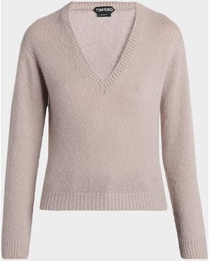 Tom Ford Seamless Ultra-Soft Sweater - Pink