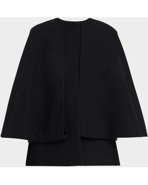 Dice Kayek Layered Cape Jacket - Black
