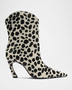 SCHUTZ SHOES Maryann Curve Booties - Black