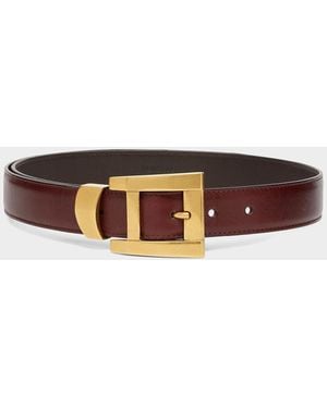Versace Leather Belt - Brown