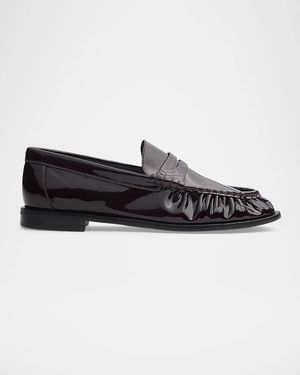 Rag & Bone Lexi Patent Leather Loafers - Black