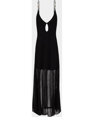 ViX Micah Long Knit Dress - Black