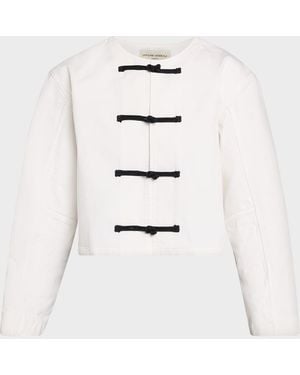 Officine Generale Joelle Denim Jacket - White