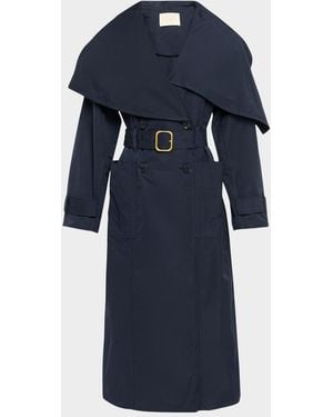 Ulla Johnson Marcelle Trench Coat - Blue