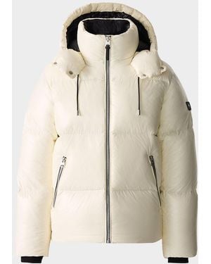 Mackage Kent Short Hooded Puffer Coat - Natural