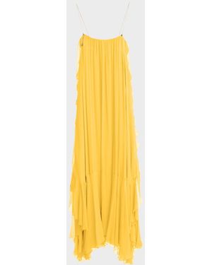 chinese dress ladies Chloe Smocked Bodice Long Balloon Sleeve Maxi Dress main image 0