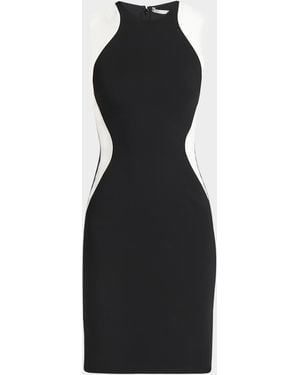 Stella McCartney Miracle Colorblock Mini Dress - Black