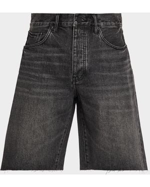 Purple Apos;S Kamari Relaxed Fit Denim Shorts - Gray