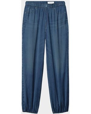 Rag & Bone Rb Miramar Satin Bubble Pants - Blue