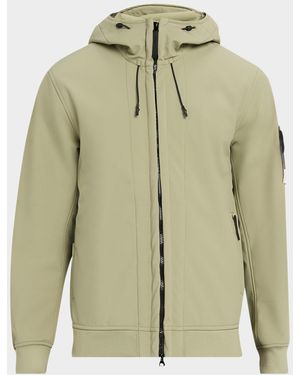 Stone Island Apos;S Stretch Full-Zip Hoodie - Green