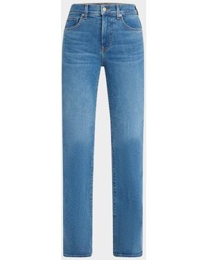 Veronica Beard Beverly High-Rise Skinny Flare Jeans - Blue