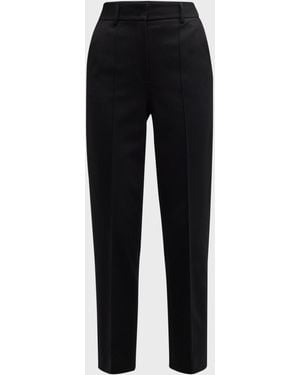 Akris Punto Tapered Jersey Ferry Pants - Black