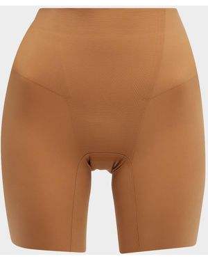 Commando High-Rise Zone Smoothing Shorts - Brown