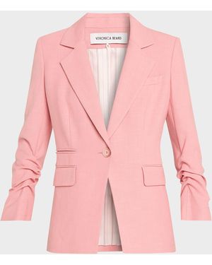 Veronica Beard Battista Dickey Jacket - Pink