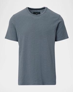 Rag & Bone Apos;S Classic Flame Crewneck T-Shirt - Blue