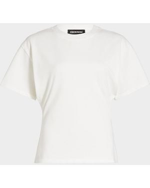 EB DENIM Eero Cotton Tee - White