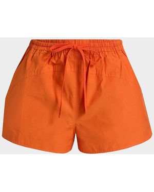 A.L.C. Camden Drawstring Shorts - Orange