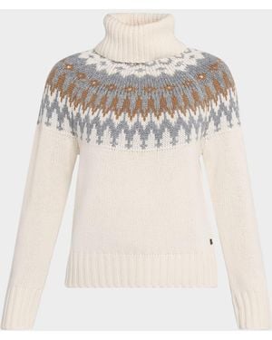 Bogner Ingrid Cashmere Turtleneck Sweater - Multicolor