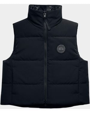 Canada Goose Grandview Cropped Down Vest - Blue