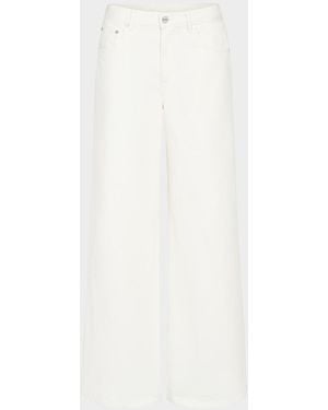 Twp Tiny Dancer Wide-Leg Jeans - White