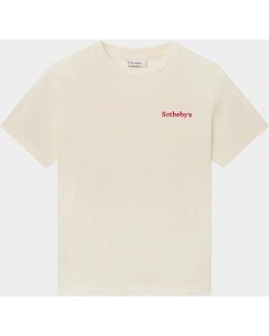 FRAME Apos;S X Sotheby's Cotton T-Shirt - White